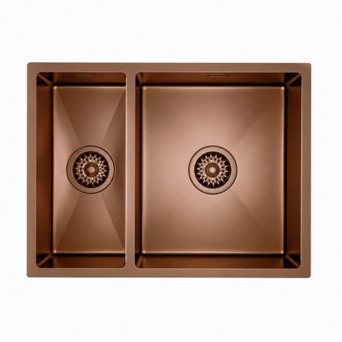 LOMAZOO Spoelbak Keuken Koper Amber - 55,5 x 41 cm - RVS