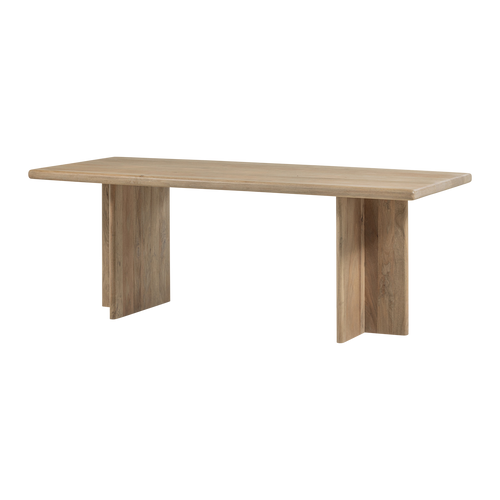 WOOOD eettafel 180 cm Ato - Mangohout - Naturel - 76x180x90