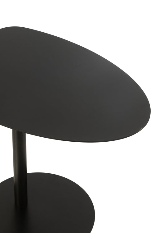 J-Line bijzettafel Ice - metaal - zwart