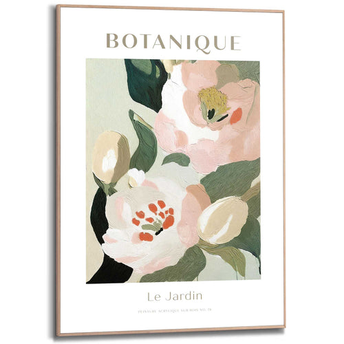 Reinders Botanique schilderij -  groen - woonkamer - 70x50cm