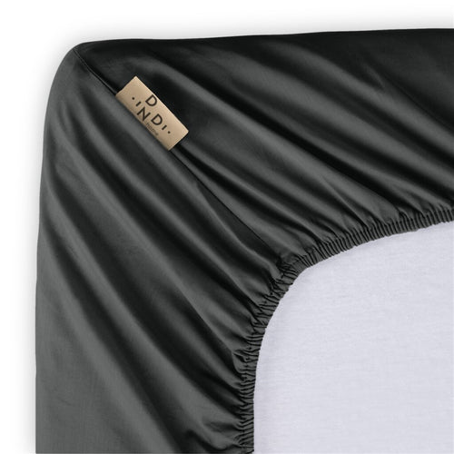 Dindi Home - Hoeslaken Basic Beauty - 180x200 cm - Zwart