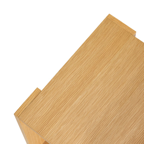 Hübsch nachtkastje Merge - mdf/oak veneer - 42x37xh70cm