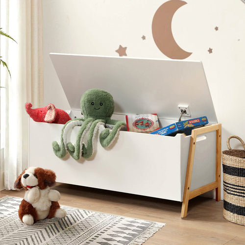 Calicosy - Opbergkist Kinderkamer - Wit - 40x99x43 cm