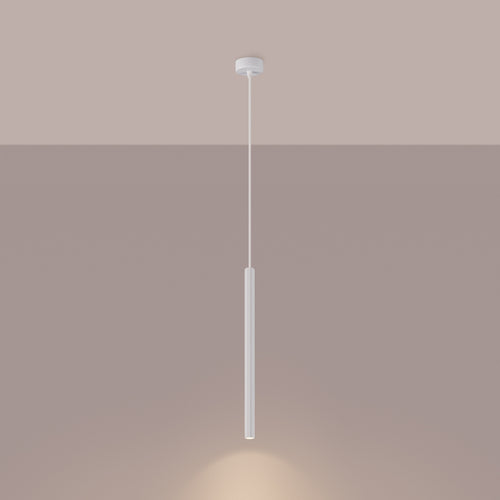 Sollux Lighting Hanglamp ARCHE 1 wit - 8x8x120cm