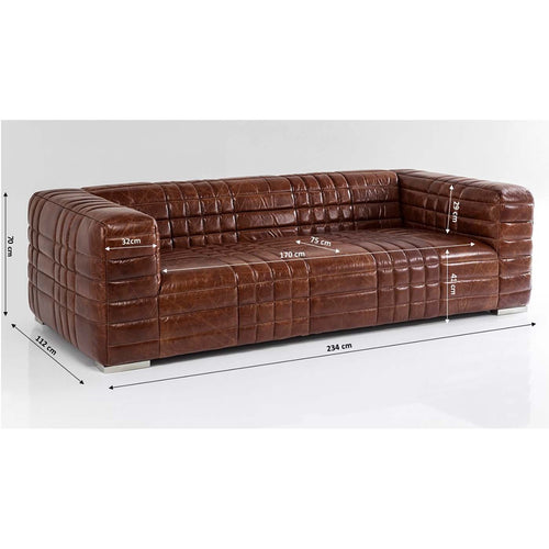 Kare Design Sofa Square Dance 3-Zits