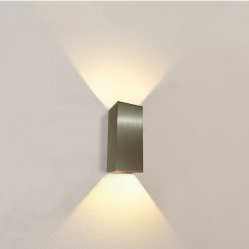 Artdelight wandlamp Dante - 2 lichts - 9  x 24   cm - brons