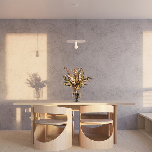 Sollux Lighting Hanglamp FLAVIO wit - 40x40x105cm