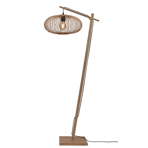 GOOD&MOJO vloerlamp Cango - bruin - Ø40cm - vtwonen shop