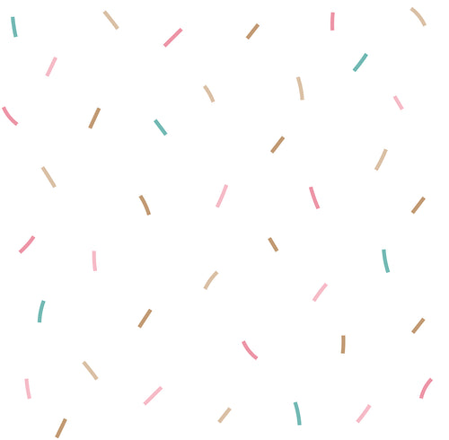 Sanders & Sanders behang confetti roze, blauw en wit - 53 cm x 10 m - 640448 - vtwonen shop