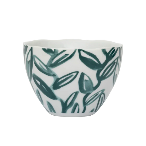 Urban Nature Culture Good Morning kopje Cappuccino/Tea Leaves - Aqua - 11x8cm