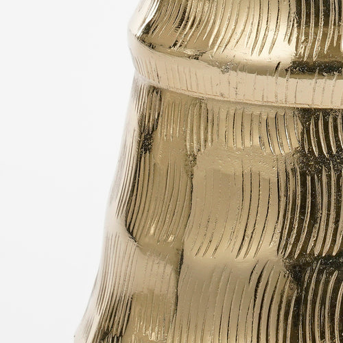 Mica Decorations Decoratie Kerstboom - H36 x Ø11 cm - Aluminium - Goud