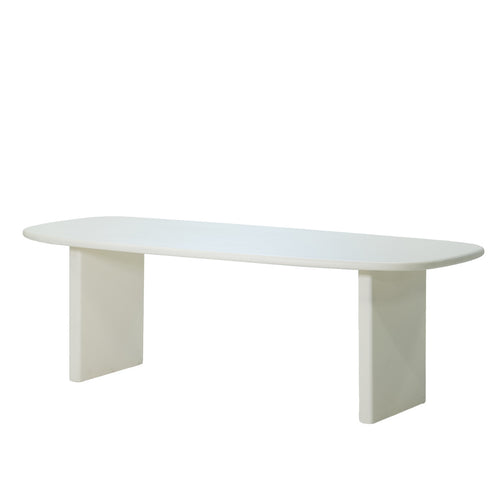 Giga Meubel Eettafel Gin - Deens Ovaal - Beige - 200cm