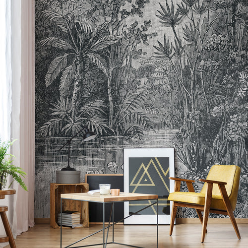 Art for the Home Jungle Schets - Fotobehang - 280x200 cm - vtwonen shop