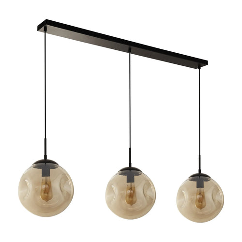 Searchlight hanglamp Punch - 3 lichts - 121  x 120   cm - zwart