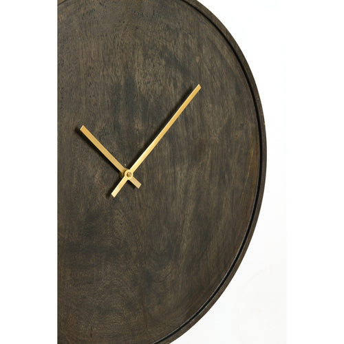Light & Living klok Veti - bruin - Ø56cm