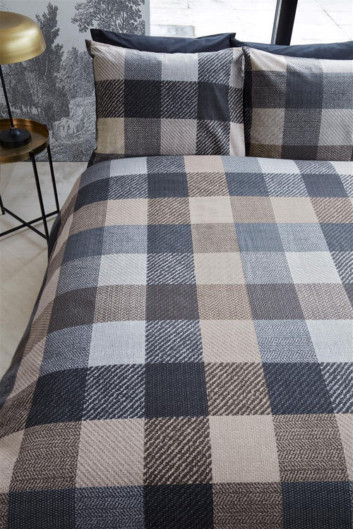 Beddinghouse dekbedovertrek Beckett - 200x200/220 cm - grijs - vtwonen shop