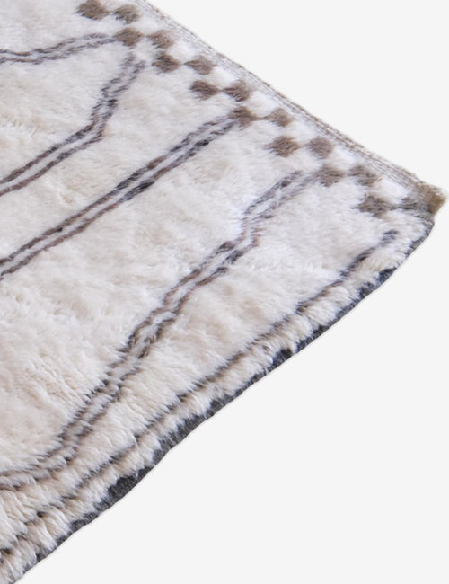 AFK Living vloerkleed Berber - handgemaakt - Wol - 152 x 260 cm