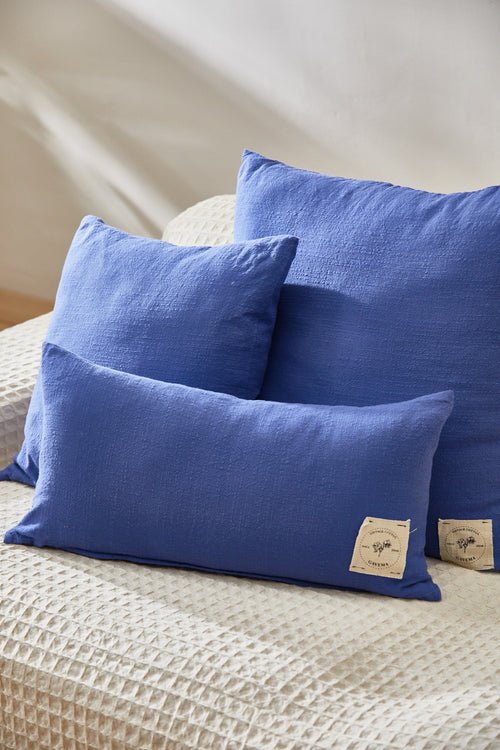 Calma House Kussenhoes Gavema2 - Donkerblauw - 30x60