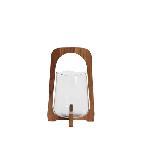 Light & Living windlicht Anosy - bruin - Ø21.5cm