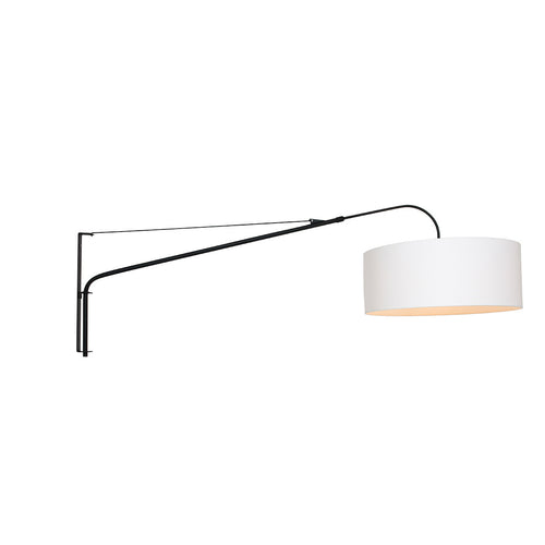 Steinhauer wandlamp elegant - 1 lichts - 120x 56 cm - zwart wit - vtwonen shop