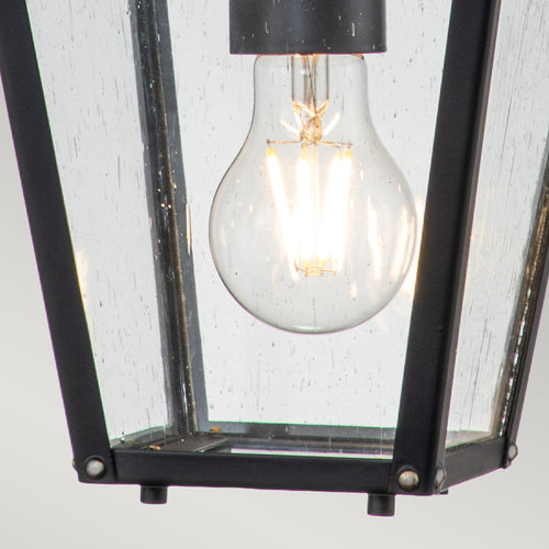 Elstead Hinkley Huntersfield Hanglamp voor buiten, zwart, IP44