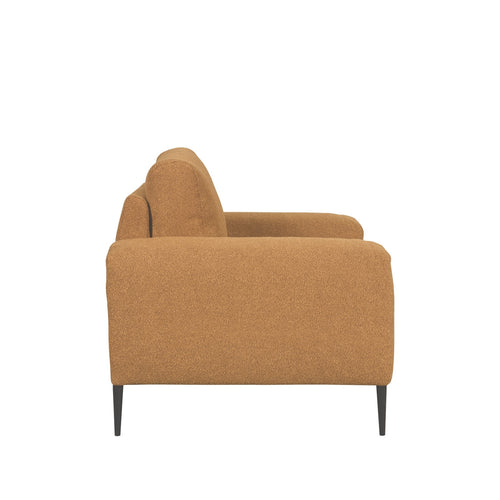 LABEL51 Fauteuil Ferraro - Geel Bouclé - 112x88x85cm - vtwonen shop