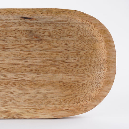 Mica Decorations Tomar Schaaltjes en Dienblad - L35 x B12 x H5 cm - 100% FSC Mangohout - Lichtbruin - vtwonen shop