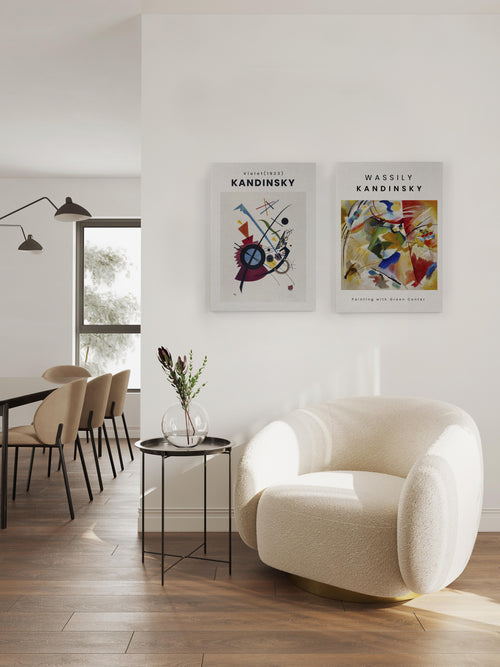 Canvas 60x40 Violet Kandinsky afdruk - vtwonen shop