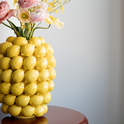 Kare Design Vaas citroenen geel 40cm - vtwonen shop