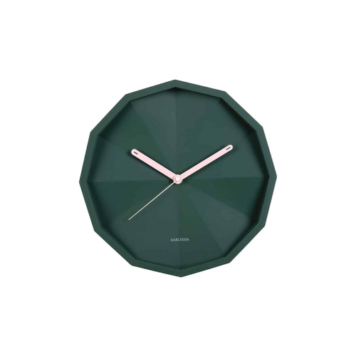 Karlsson wandklok Firenze - groen - Ø30.6cm