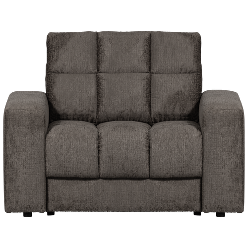 WOOOD fauteuil Second Date - Structure Velvet - Mountain -78x103x99 - vtwonen shop