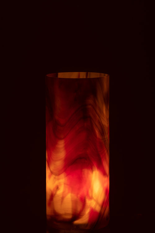 J-Line kaarshouder Arti - glas - bruin - small - vtwonen shop