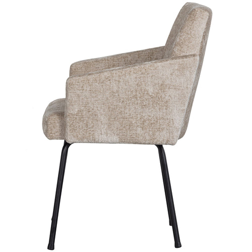 BePureHome eetkamerstoelen Mount - Polyester - Naturel - Set van 2 - vtwonen shop