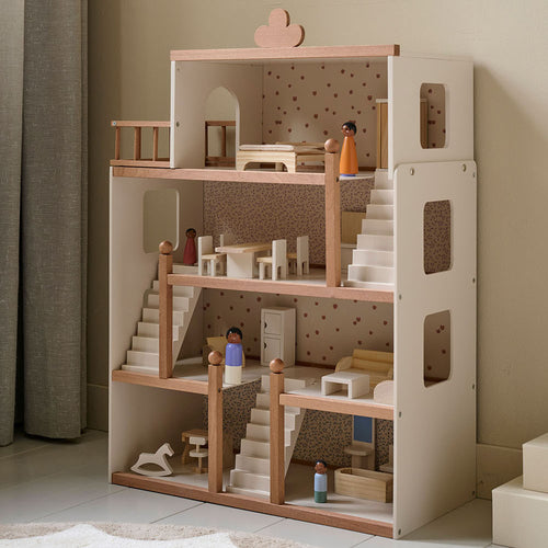 Petite Amélie Poppenhuis FLUER 19 tlg - MDF - beige