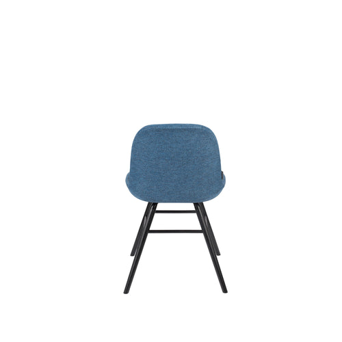 Zuiver Albert Kuip Soft Eetkamerstoelen Blauw - Set van 2 - vtwonen shop