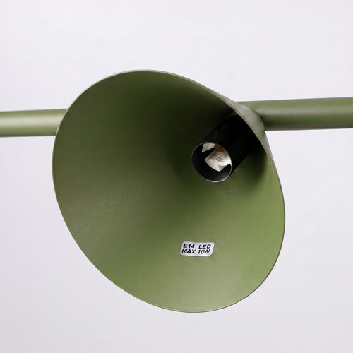 Sollux Lighting Kroonluchter NOX 4L olijfgroen - 122x14x215cm