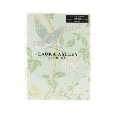 Laura Ashley Dekbedovertrek incl. 2 kussenslopen Summer Palace Eau de Nil 230cm x 220cm - vtwonen shop