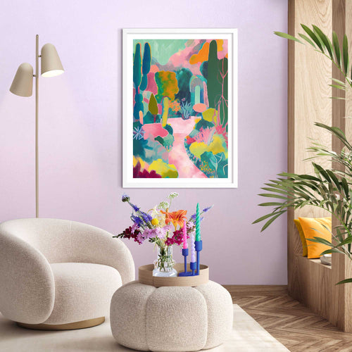 Reinders schilderij Verborgen Tuin - 70x50cm