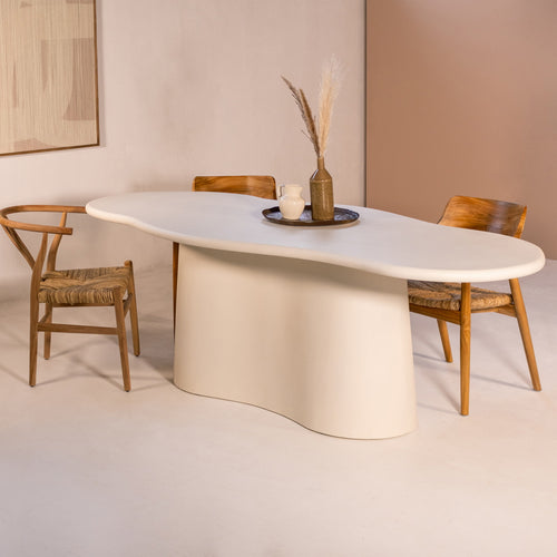 Giga Meubel Eettafel Jessie - Organisch - MDF - 260cm