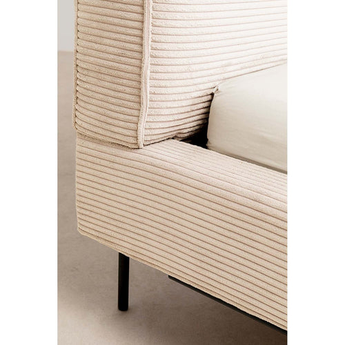 Kare Design Bed East Side Cord - creme - 180x200cm - vtwonen shop