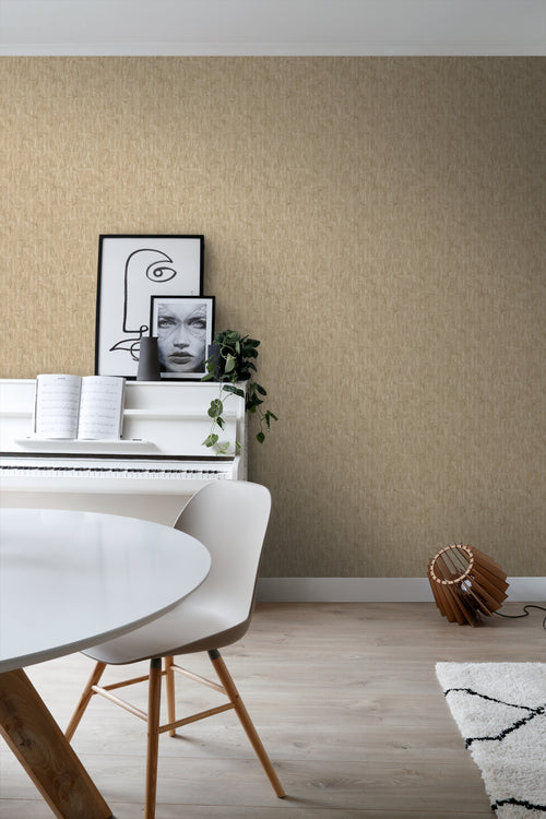 ESTAhome behang grafische lijnen warm beige - 50 x 900 cm - 131417 - vtwonen shop