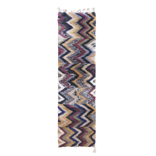 AFK Living vloerkleed Berber - handgemaakt - Wol - 81 x 312 cm - vtwonen shop