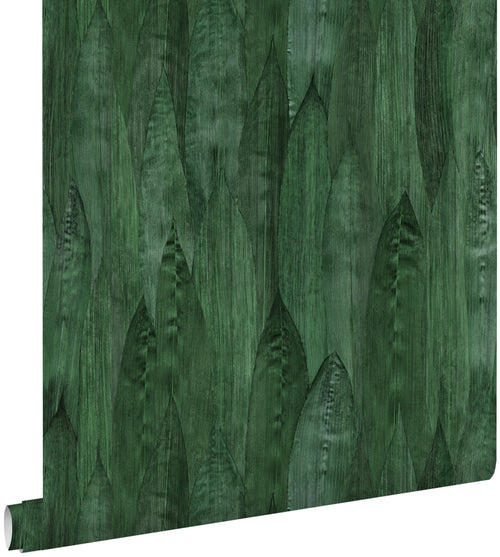 ESTAhome behang bladeren emerald groen - 0,53 x 10,05 m - 138988 - vtwonen shop