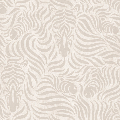 Sanders & Sanders behang zebra's licht crème beige - 53 cm x 10 m - 640518 - vtwonen shop