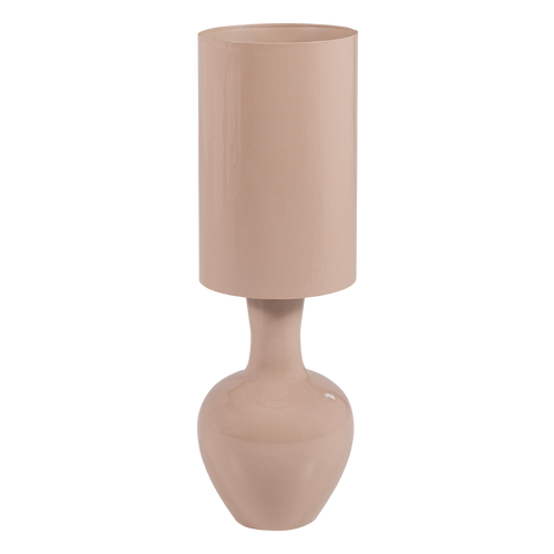 WOOOD tafellamp xl Loa - Metaal - Hoogglans Lichtroze - 100x33x33