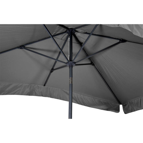 Lesli Living push-up parasol Libra - grijs - 200x300cm