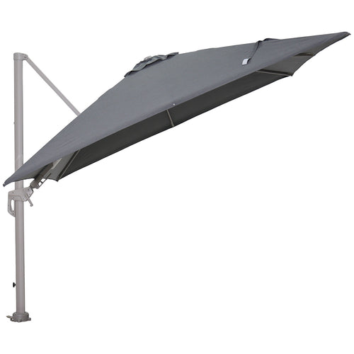 Garden Impressions zweefparasol Hawaii Deluxe antraciet doek – 300x300 cm
