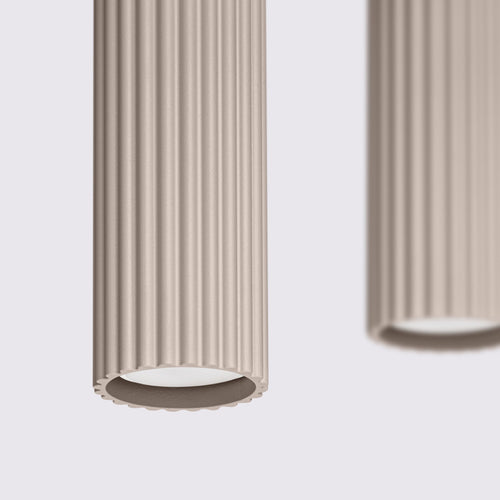 Sollux Lighting Hanglamp KARBON 4L taupe - 81x5x120cm