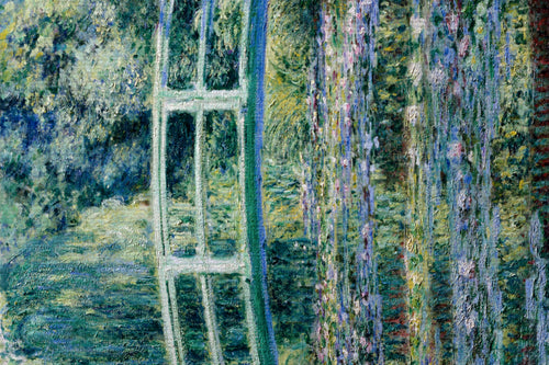 Canvas 60x40 Afdruk Waterlelies - vtwonen shop