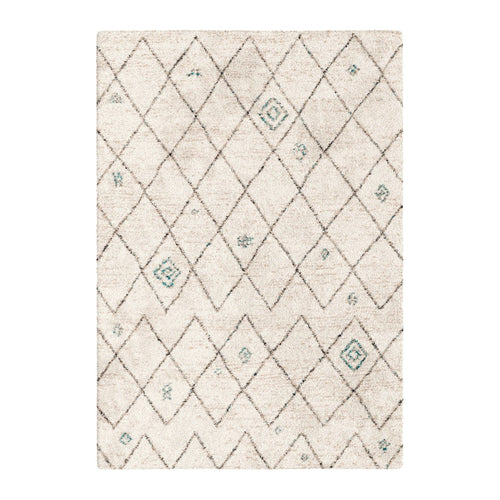 AFK Living vloerkleed Diamond - shaggy - beige - 200 x 290 cm